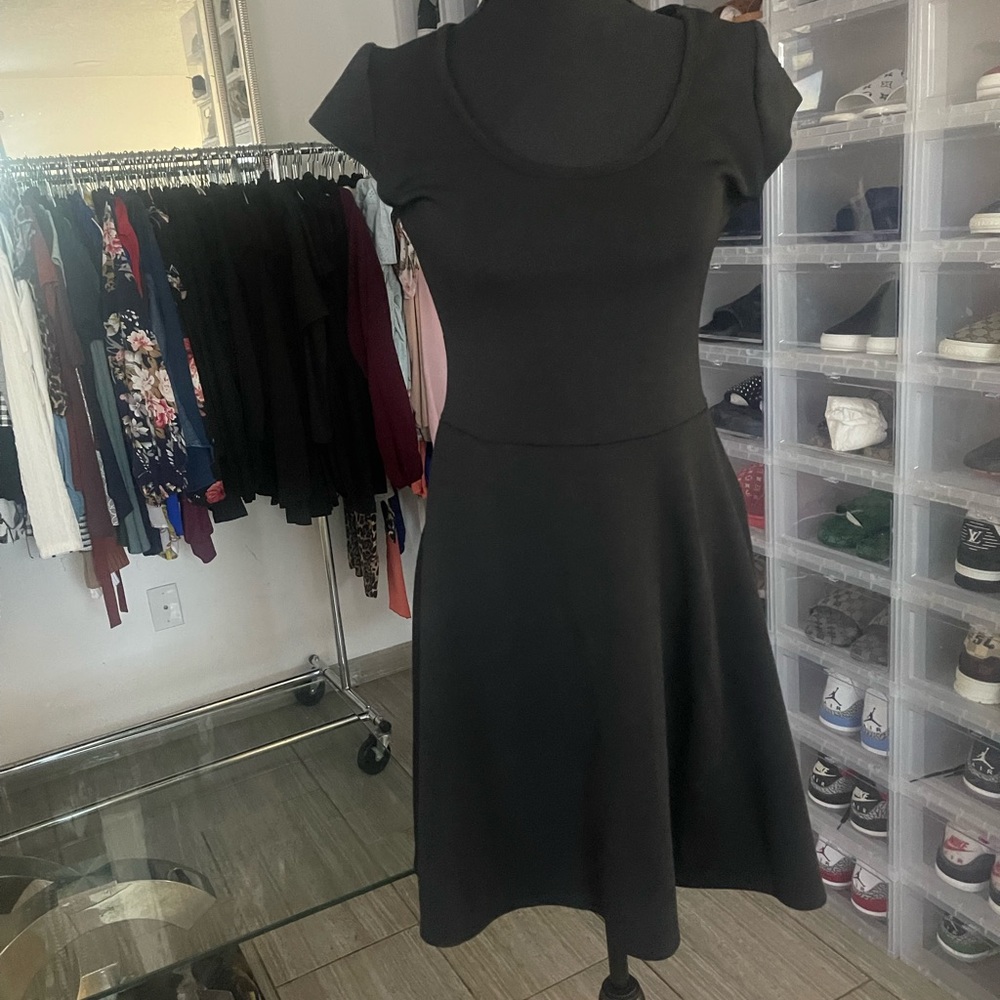 Black dress. New